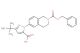 1-(2-((benzyloxy)carbonyl)-1,2,3,4-tetrahydroisoquinolin-6-yl)-3-(tert-butyl)-1H-pyrazole-5-carboxylic acid