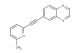 6-((6-methylpyridin-2-yl)ethynyl)quinoxaline
