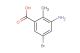 3-amino-5-bromo-2-methylbenzoic acid