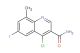4-chloro-6-iodo-8-methylquinoline-3-carboxamide