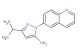 3-isopropyl-1-(quinolin-6-yl)-1H-pyrazol-5-amine