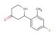 2-(4-fluoro-2-methylphenyl)piperidin-4-one