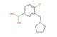 4-fluoro-3-(pyrrolidin-1-ylmethyl)phenylboronic acid