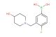 4-fluoro-3-((4-hydroxypiperidin-1-yl)methyl)phenylboronic acid