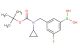 (3-(((tert-butoxycarbonyl)(cyclopropyl)amino)methyl)-5-fluorophenyl)boronic acid
