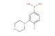 (4-fluoro-3-morpholinophenyl)boronic acid