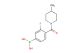 3-fluoro-4-(4-methylpiperidine-1-carbonyl)phenylboronic acid
