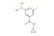3-(cyclopropylcarbamoyl)-5-fluorophenylboronic acid