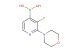 3-fluoro-2-morpholinopyridin-4-ylboronic acid
