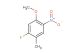 1-fluoro-5-methoxy-2-methyl-4-nitrobenzene
