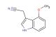 2-(4-methoxy-1H-indol-3-yl)acetonitrile