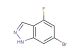 6-bromo-4-fluoro indazole