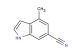 6-cyano-4-methylindole