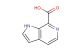 1H-pyrrolo[2,3-c]pyridine-7-carboxylic acid