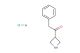 1-(azetidin-3-yl)-2-phenylethanone hydrochloride
