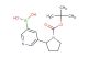 5-(1-(tert-butoxycarbonyl)pyrrolidin-2-yl)pyridin-3-ylboronic acid