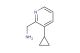 (3-cyclopropylpyridin-2-yl)methanamine