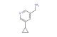(5-cyclopropylpyridin-3-yl)methanamine