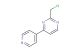 2-(chloromethyl)-4-(pyridin-4-yl)pyrimidine