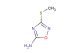 3-(methylthio)-1,2,4-oxadiazol-5-amine