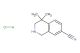 4,4-dimethyl-1,2,3,4-tetrahydroisoquinoline-7-carbonitrile hydrochloride