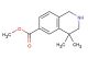 methyl 4,4-dimethyl-1,2,3,4-tetrahydroisoquinoline-6-carboxylate