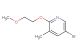 5-bromo-2-(2-methoxyethoxy)-3-methylpyridine