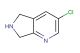 3-chloro-6,7-dihydro-5H-pyrrolo[3,4-b]pyridine
