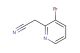 2-(3-bromopyridin-2-yl)acetonitrile