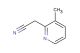 2-(3-methylpyridin-2-yl)acetonitrile