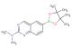 N,N-dimethyl-6-(4,4,5,5-tetramethyl-1,3,2-dioxaborolan-2-yl)quinazolin-2-amine
