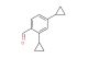 2,4-dicyclopropylbenzaldehyde