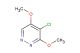 4-chloro-3,5-dimethoxypyridazine