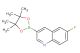 6-fluoro-3-(4,4,5,5-tetramethyl-1,3,2-dioxaborolan-2-yl)quinoline