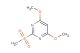 2-methylsulfonyl-4,6-dimethoxypyrimidine