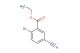 ethyl 2-bromo-5-cyanobenzoate