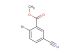 methyl 2-bromo-5-cyanobenzoate