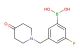 (3-fluoro-5-((4-oxopiperidin-1-yl)methyl)phenyl)boronic acid