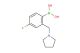 4-fluoro-2-(pyrrolidin-1-ylmethyl)phenylboronic acid