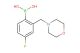 4-fluoro-2-(morpholinomethyl)phenylboronic acid