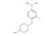 3-fluoro-4-((4-hydroxypiperidin-1-yl)methyl)phenylboronic acid
