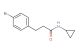 3-(4-bromophenyl)-N-cyclopropylpropanamide
