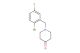 1-(2-bromo-5-fluorobenzyl)piperidin-4-one