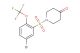 1-((5-bromo-2-(trifluoromethoxy)phenyl)sulfonyl)piperidin-4-one