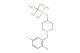 1-(2-bromo-5-fluorobenzyl)-4-((tert-butyldimethylsilyl)oxy)piperidine