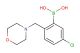 5-chloro-2-(morpholinomethyl)phenylboronic acid