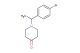 1-(1-(4-bromophenyl)ethyl)piperidin-4-one
