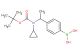 (4-(1-((tert-butoxycarbonyl)(cyclopropyl)amino)ethyl)phenyl)boronic acid
