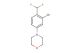 4-(3-bromo-4-(difluoromethyl)phenyl)morpholine