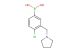 (4-chloro-3-(pyrrolidin-1-ylmethyl)phenyl)boronic acid